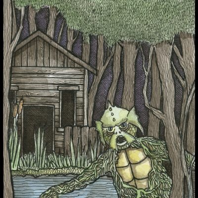 Swamp Monster 8x10 Print