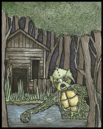 Swamp Monster 8x10 Print