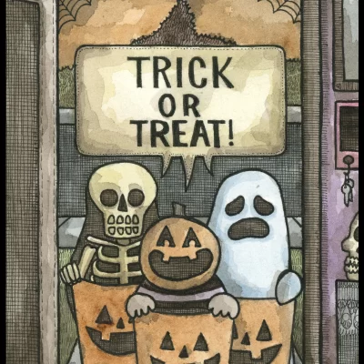 Trick-or-Treat 8x10 Print