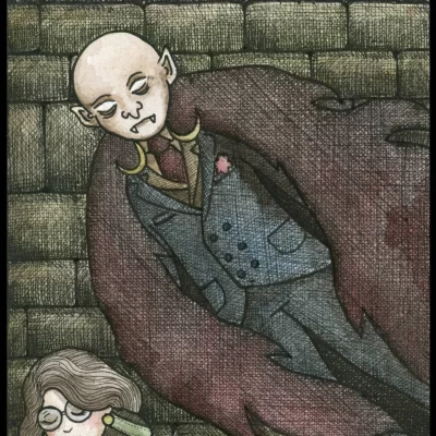 Vampire Fence 8x10 Print