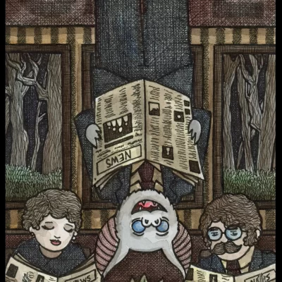 Bat Train 8x10 Print