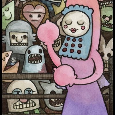 Boxing Nun 8x10 Print