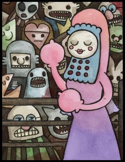 Boxing Nun 8x10 Print