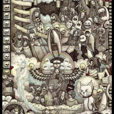 Ghost of Witch Point Burning 8x10 Print