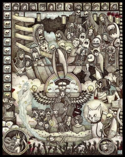 Ghost of Witch Point Burning 8x10 Print