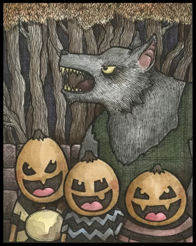 Pumpkinski III 8x10 Print