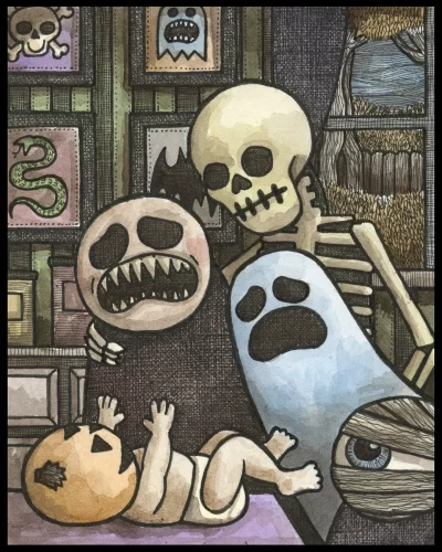 Pumpkin Baby 8x10 Print