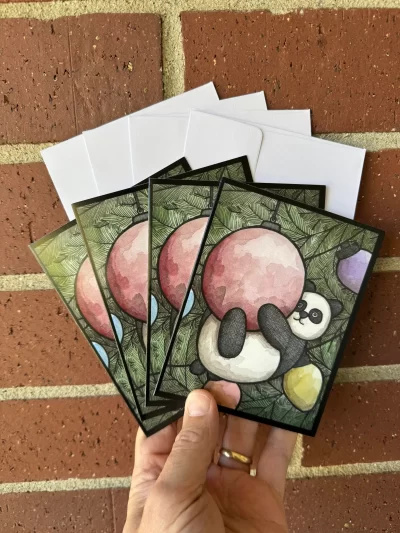 Panda Greeting Cards
