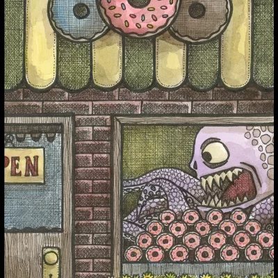 Donut Shop 8x10 Print