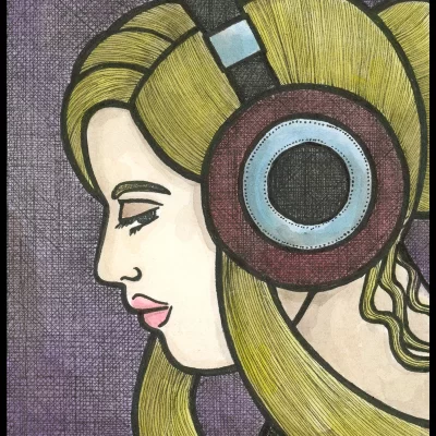 Skater Girl 8x10 Print