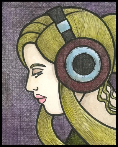 Skater Girl 8x10 Print