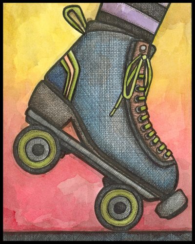 Rollerskates 8x10 Print