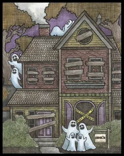 Haunted House III 8x10 Print