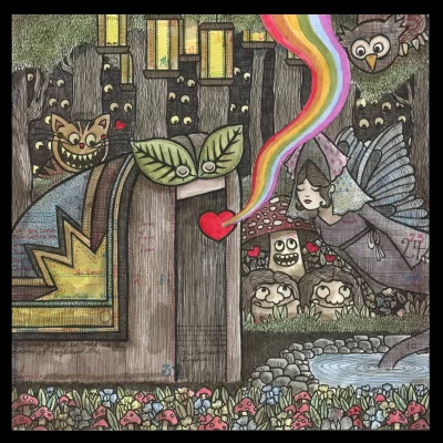 Forest III 8x8 Print