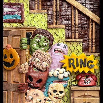 Clay-Monster Stairs 8x10 Print