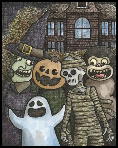 Halloween Night 8x10 Print