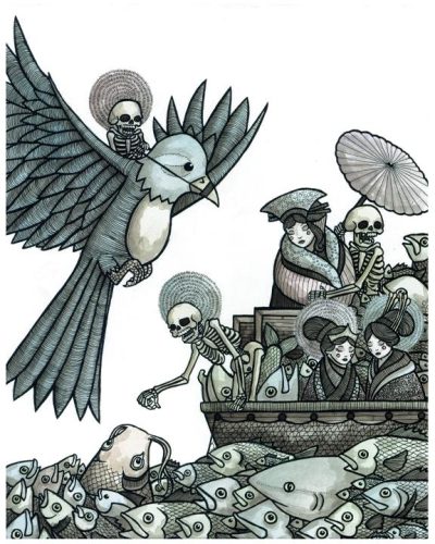 Bird Ride 8x10 Print