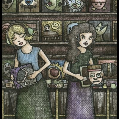 Record Girls 8x10 Print