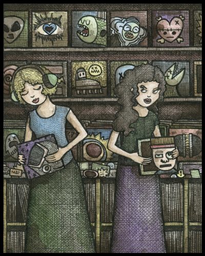 Record Girls 8x10 Print