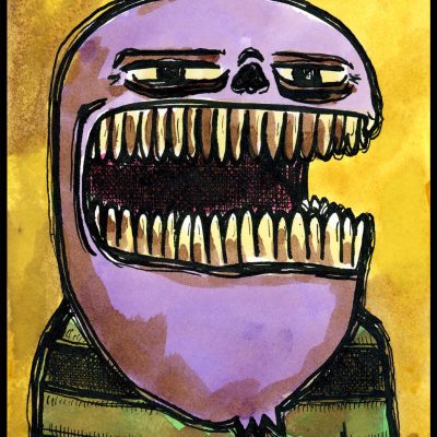 Splash Monster 8x10 Print