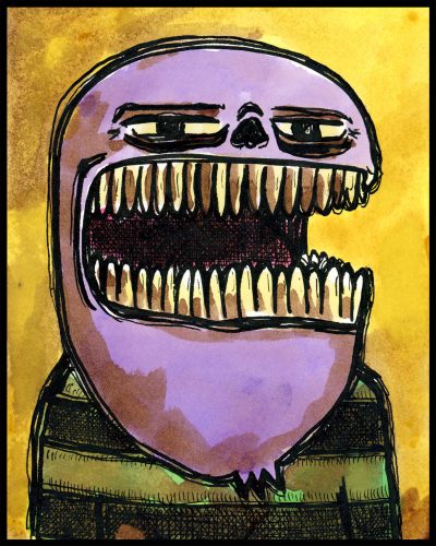 Splash Monster 8x10 Print