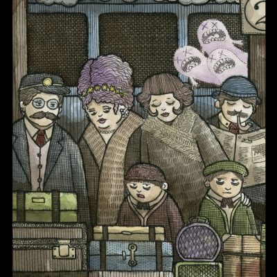 Train Station 8x10 Print