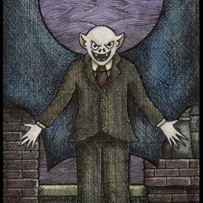 Vampire Roof 8x10 Print