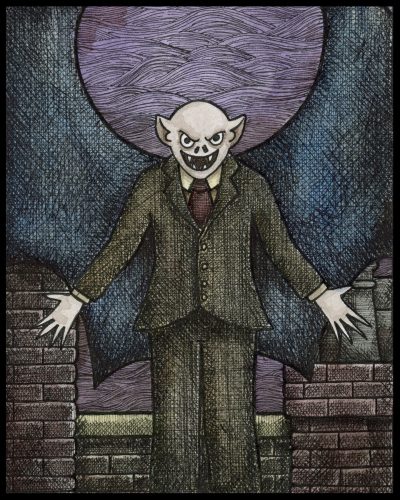 Vampire Roof 8x10 Print